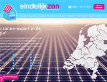 Tablet Screenshot of eindelijkzon.nl